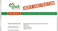 Desktop Screenshot of gwk-uelzen.de