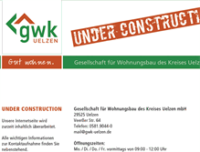 Tablet Screenshot of gwk-uelzen.de